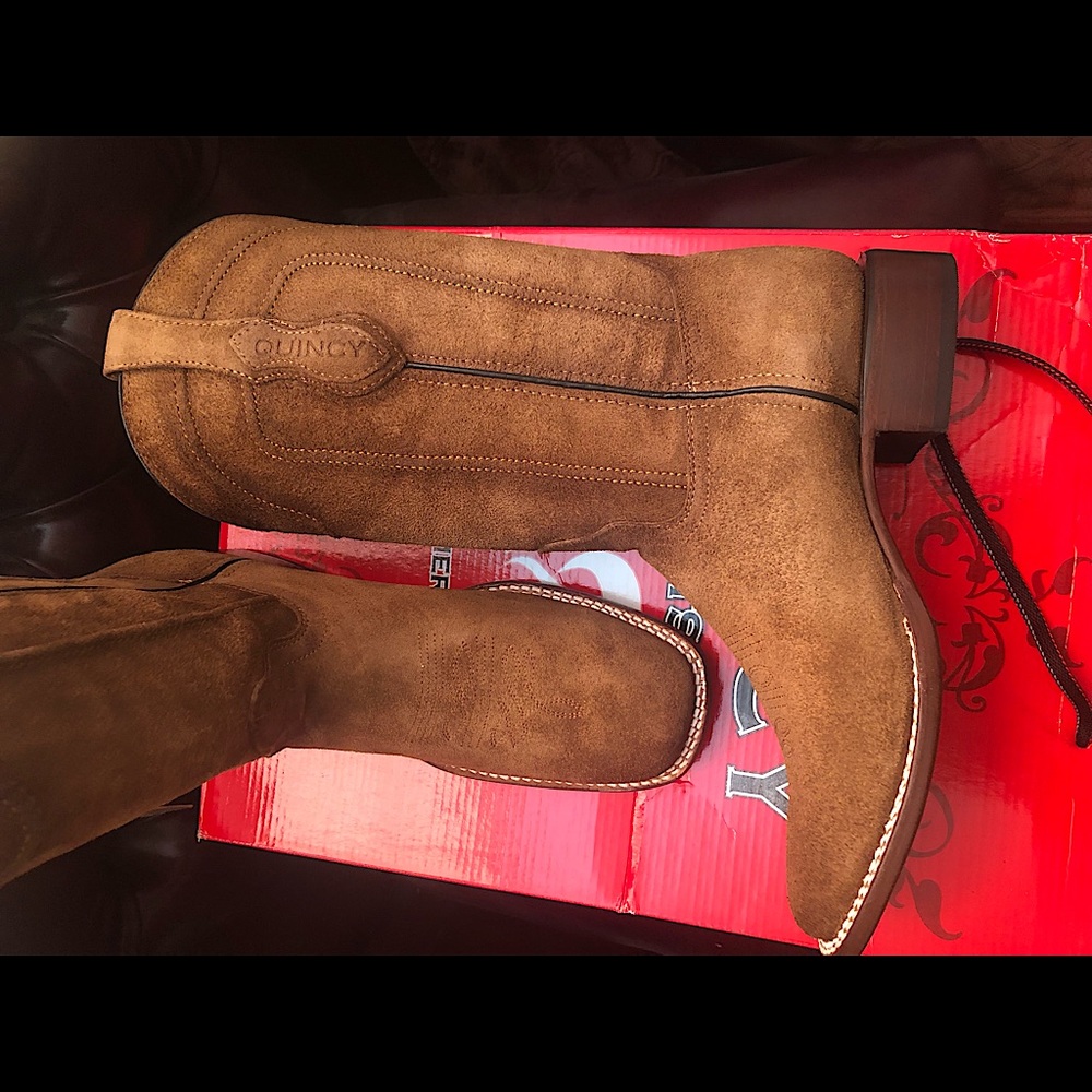 Quincy new western boots